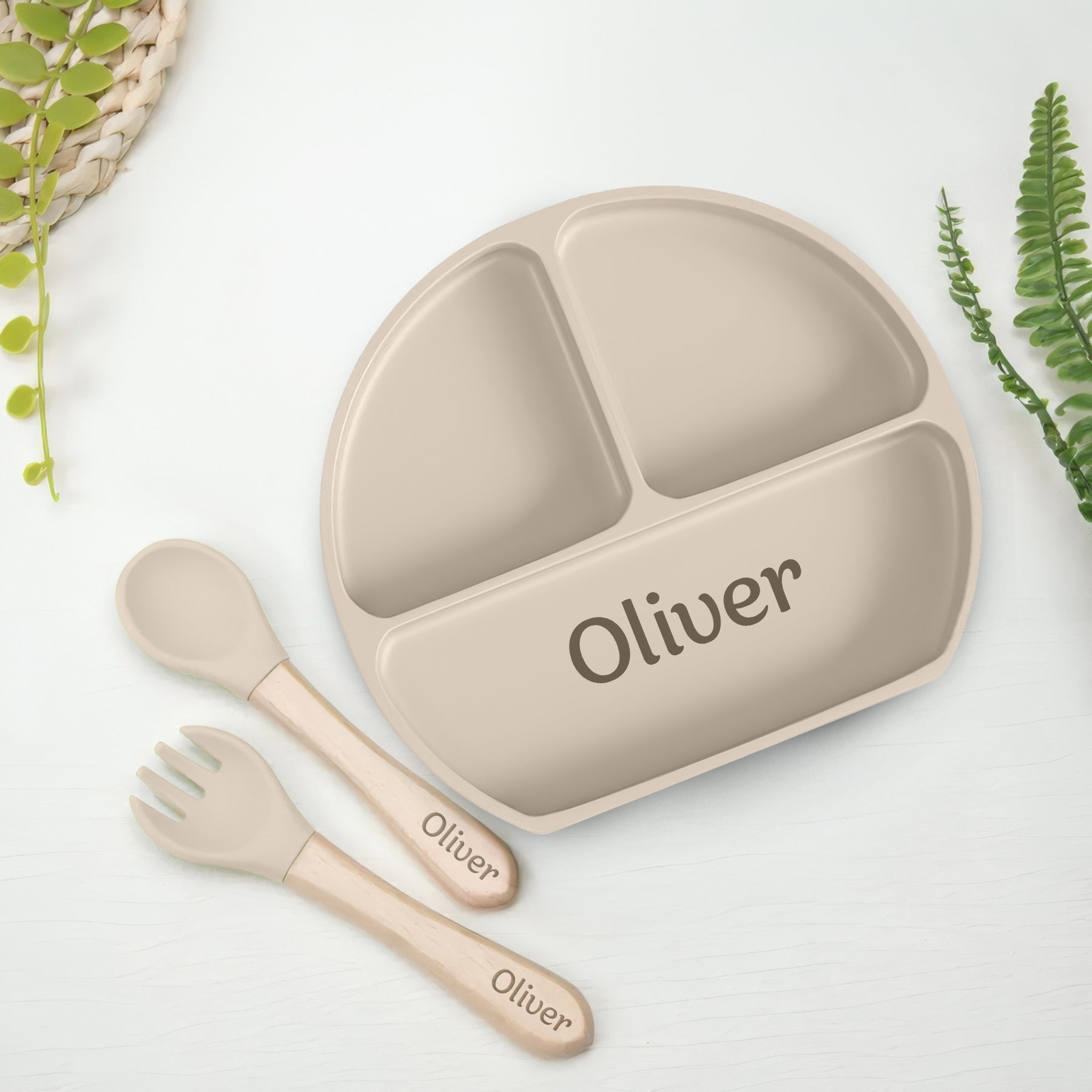 Noah + Nori™ Personalized Baby Feeding Set