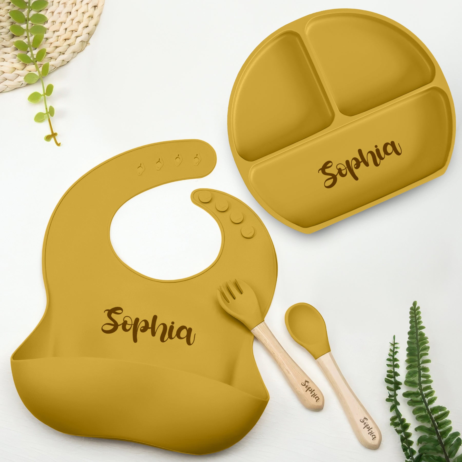 Noah + Nori™ Personalized Baby Feeding Set