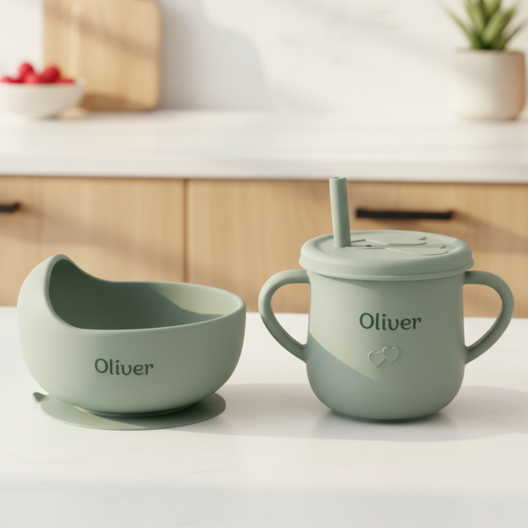 Noah + Nori™ Personalized Cup & Bowl Set
