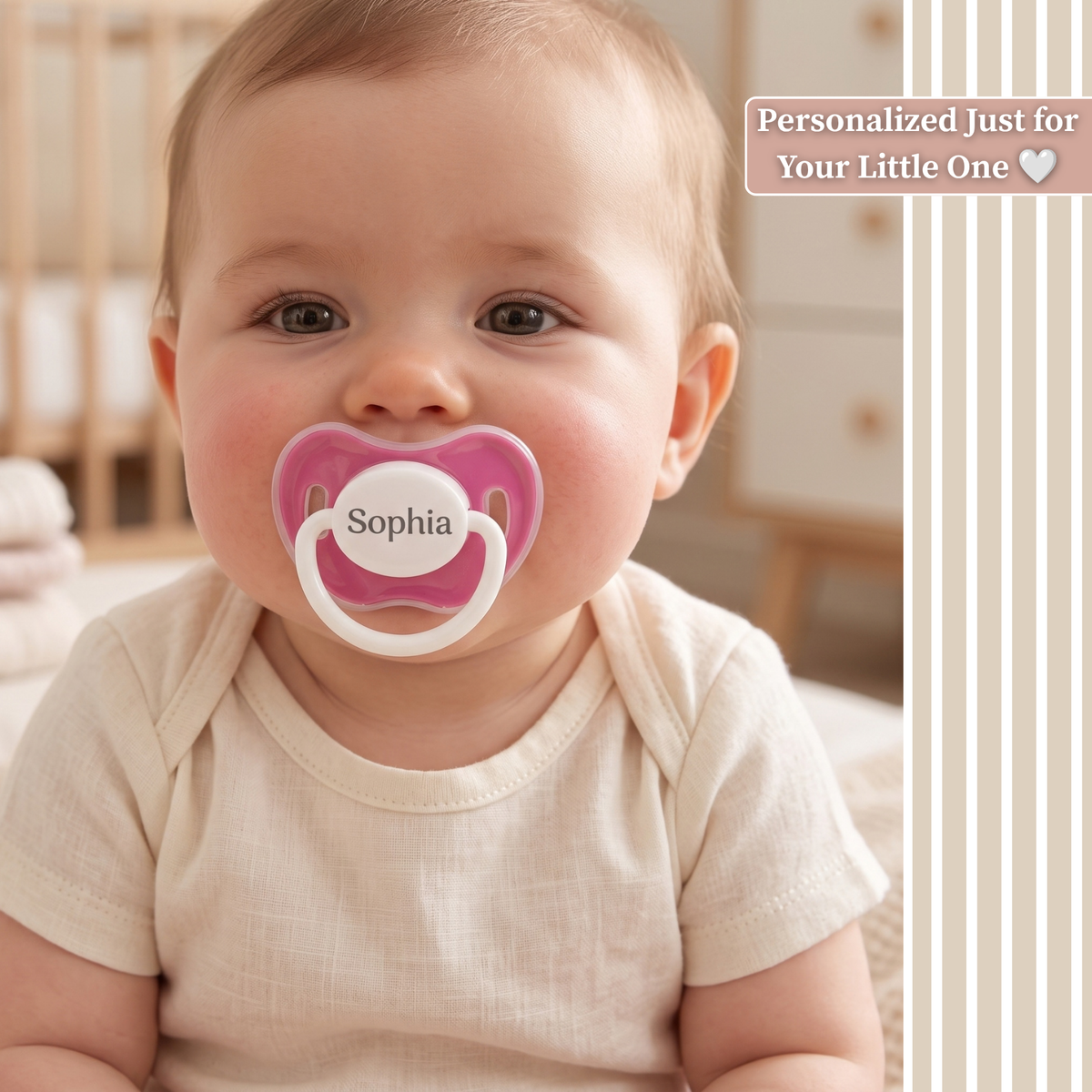 Noah + Nori™ Personalized Pacifier